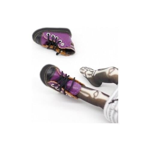 Blythes size Molly BJD doll shoes canvas sport shoes with straps and flat shoes with 6 colours in doll accessories