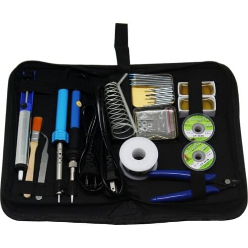 AideTek 23in1 30W 60W Soldering Iron Kit Thermoelectric Iron Tips Toolbox SPE2