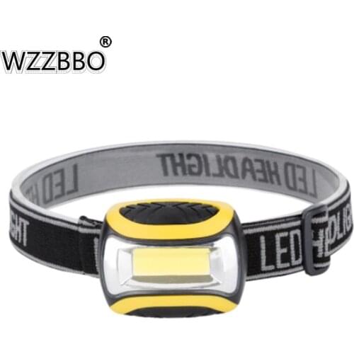 4 Modes Mini COB LED Headlamp Waterproof Headlight Head Flashlight Torch Lanterna For Outdoor Camping Night Fishing