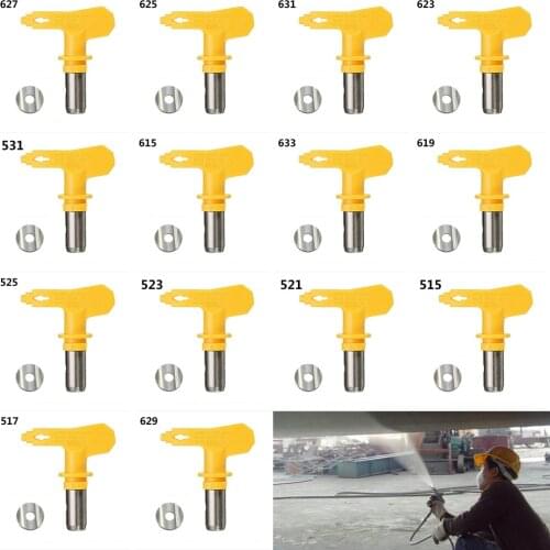 5/6Series Airless Spray Tip Nozzle Spray Gun Paint Sprayer Seal Nozzle For Putty Coating Paint Sprayer Tool 517-629 Airbrush Tip