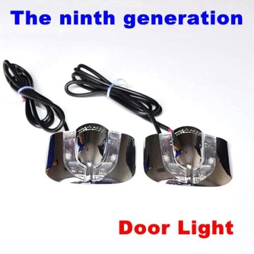 NEW 9d 7W car door light for many LOGO projector light/ LED car welcome lights/ laser lamp No Drill type Car LED door lights