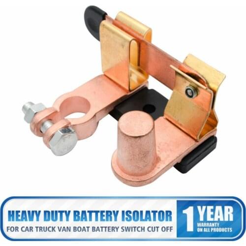 New Car Truck Power Switch Heavy Duty Car Van Battery Isolator Switch Power Cut Off Disconnect Top Terminal