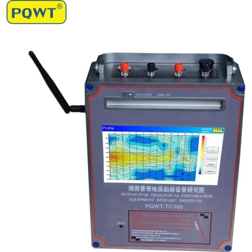 PQWT TC900 underground water detector 150/300/600/1200 meters Long Range Depth Adjustable Deep Underground Water Detector