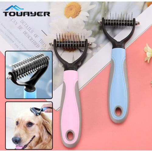 Ashowner Pet Knotting Comb Pet Comb Pet Grooming And Trimming Tools Pet Stainless Steel Knotted Comb For Cats And Dogs
