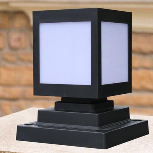 Pilar de Luz Solar Jardim Luz Jardim Villa Pátio Café Europeu À Prova D' Água Luz Ao Ar Livre Parede Lâmpada Coluna Da Porta