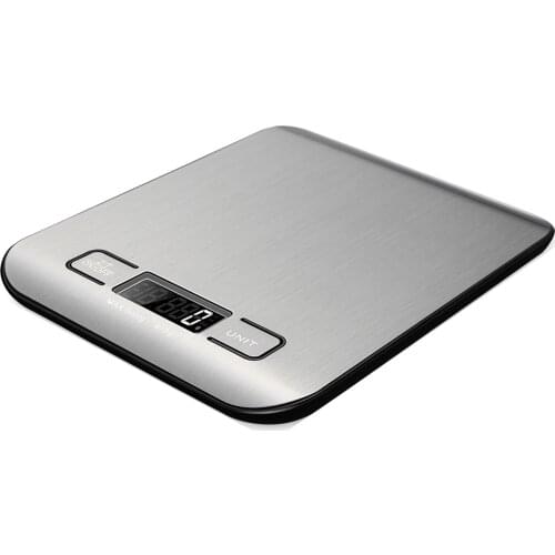 5kg Precision Portable Electronic Digital Kitchen Scale Stainless-steel 180x140x17mm Weight Balance Measuring Tools Automatic