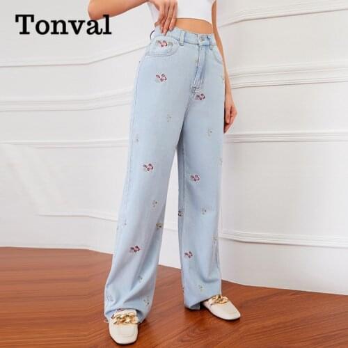 Tonval Womens Boyfriend Jeans