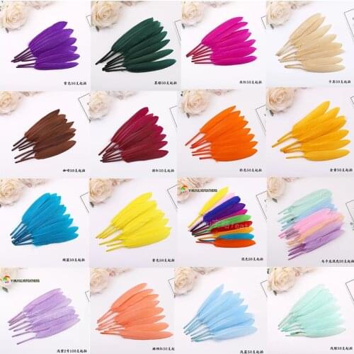Duck Feathers for Crafts 10-15CM Assesoires Plume Home Wedding Decoration DIY Goose Feathers for Making White Wedding Feathers