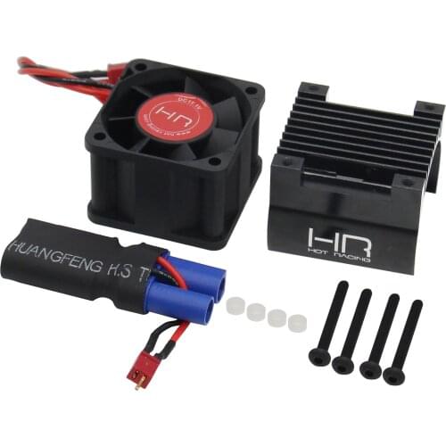 HR 40mm Twister Motor Cooling Fan with Plug for 1/7 1/8 Arrma Felony Infraction Limitless Mojave Kraton BLX Notorious BLX