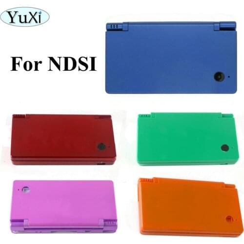 YuXi Replacement Red Clear Full Set Shell Housing Cover Case With Buttons for Nintend for DSi for NDSi Game Console