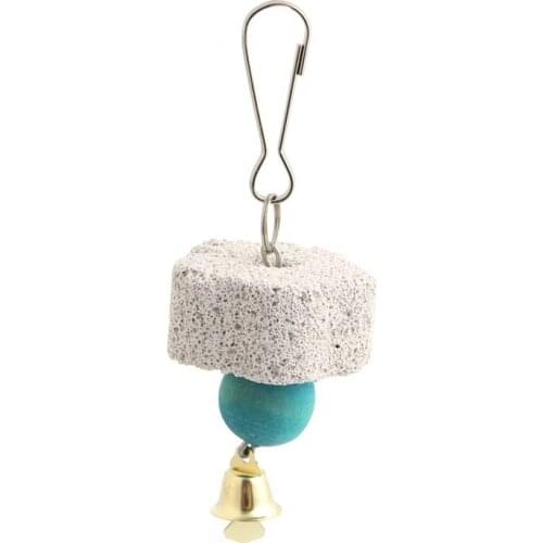 Parrot Mouth Grinding Stone Molars Stone Hanging String Chewing Toy For Birds