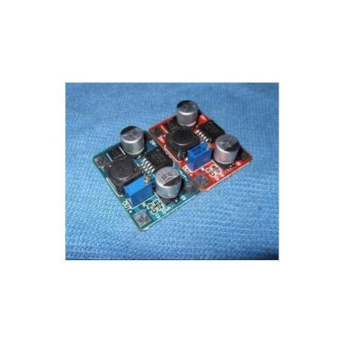 0001 DC-DC Adjustable Step-Down Module IN4.5-30VOUT1.25-26V Sapphire Blue & Rose Red