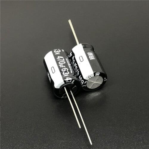 10pcs/100pcs 470uF 63V NICHICON VR Series 12.5x20mm 63V470uF Aluminum Electrolytic Capacitor