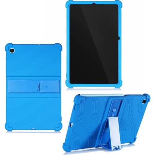 100PCS/Lot Soft Stand Case For Samsung Galaxy Tab S6 Lite P610 2020 TabA 8.0 T290 10.1 T510 S5E T720 2019 Silicone Tablet Cover