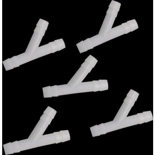 200 Pcs Rabbit Chicken Drinking Cups Y shape Connectors Outter Diameter 10mm Poultry Birds Water Cups Pipe Connection Tools