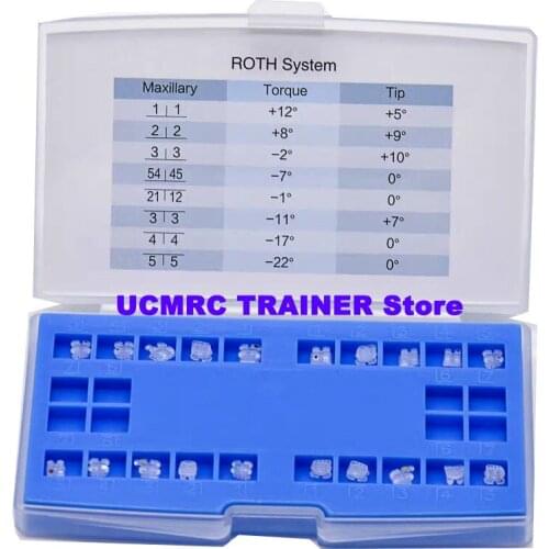 24pcs/Box KND Dental Ceramic Bracket Products MBT 022 3HK/ 24Pcs Roth 022 3HK CeramicBracket/Dental Orthodontic Ceramic Bracket