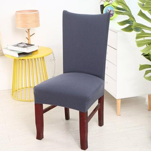 Color Microfiber Stretch Dining Chair Protector Slipcover Cover Spandex Removable Soft Chair Seat Decoration Case Banquet 30