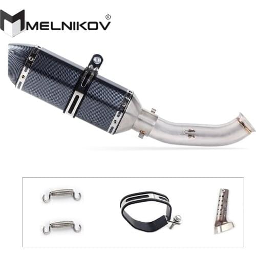 Motorcycle Exhaust Muffler Middle Pipe Slip On Escape For DUKE 390 250 DUKE 125 RC 390 125 RC390 2016 2017 2018 Exhaust