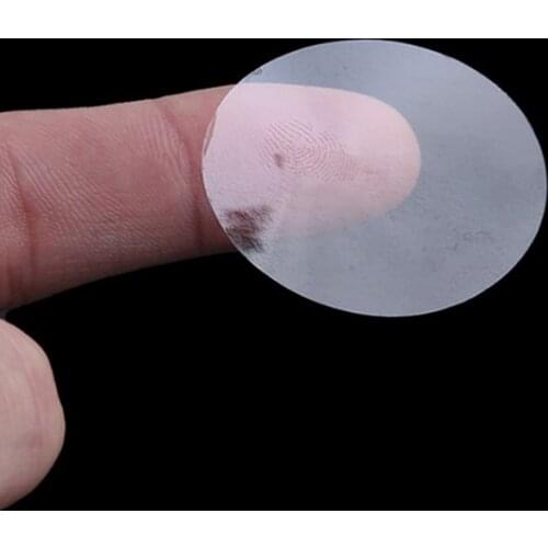 Round Sticker Box Blank Sealing Sticker Waterproof Label Transparent PVC Sticker Label DIY Label Gift Box Sealing Plastic Film