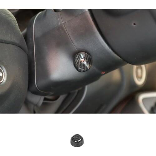 Carbon fiber Steering Wheel Adjust Switch Cover ForJee Grand Cherokee 2011-19
