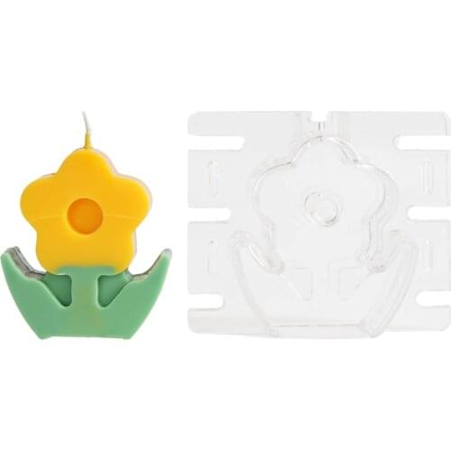 Small Flower Candle Mould INS Five-Petal Flower Cute Bouquet Candle Fragrance Candle DIY Materials Form Candle Making
