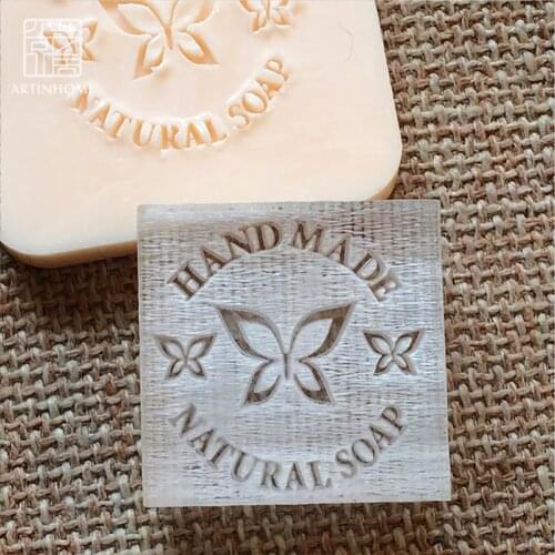 Nicole Natural Handmade Soap Seal Stamp Acrylic Mold Chapter