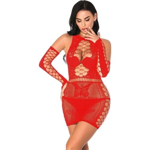 XXXL Ropa Interior Mujer Sexy Erotica Sexy Lingerie Porno Erotic Langerie Costumes Lenceria Plus Size Women Fishnet Sleepdress