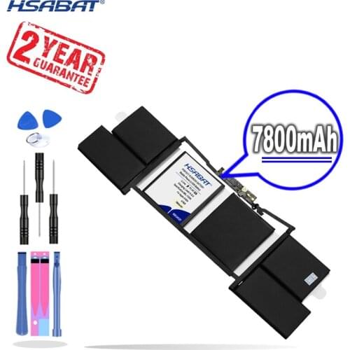 New Arrival [ HSABAT ] 7800mAh A1820 Replacement Battery for MACBOOK PRO 15" A1707 2016 2017 YEAER
