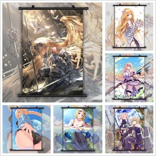 Print Canvas Fate Grand Order Apocrypha Poster Home Decoration Anime Mural Wall Artwork Picture Plastic Scroll Hanging Painting
