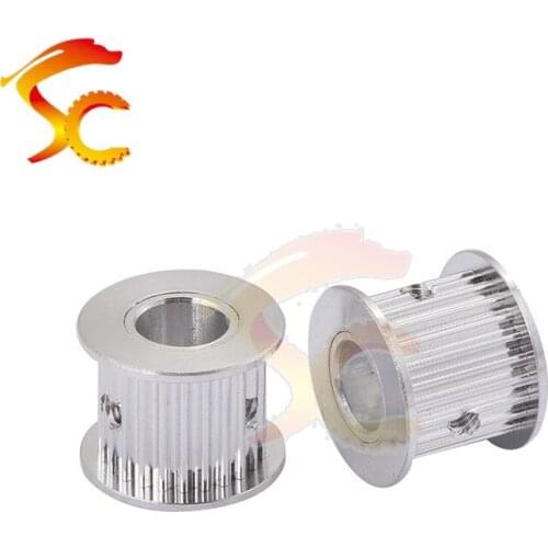 S2M 24 teeth Aluminum Alloy Timing Pulleys bore 8mm for belt width 10mm CNC Engraving Machine Automatic equipment Accessories