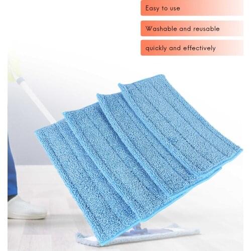 Dust Cleaning Mop Pads for Swiffer WetJet Reusable Mopping Head Pads for Swiffer WetJet Household er Parts 4Pcs