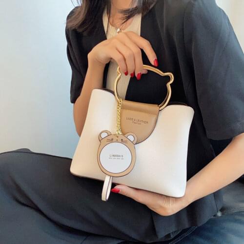 Crossbody Bag Women Tote Shoulder Bag Female Designer Handbag Purse Cute Fashion 2021 New Trend PU Leather Simple High Capacity