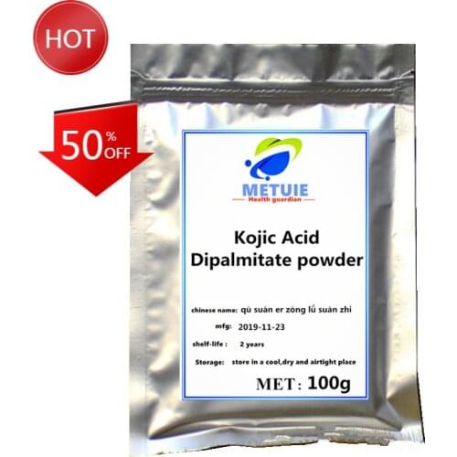 Make-up Raw Material Kojic Acid Dipalmitate Skin Whitening Soap 99% Powder Make Festival Glitter Face Body Gel Cream Serum