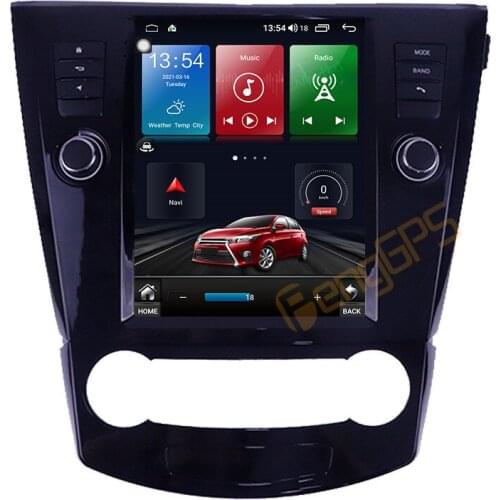 128G Android 10 Tesla Style Screen For Nissan X-Trail 2014-2017 Car Multimedia Function Player GPS Radio Auto Stereo Head Unit