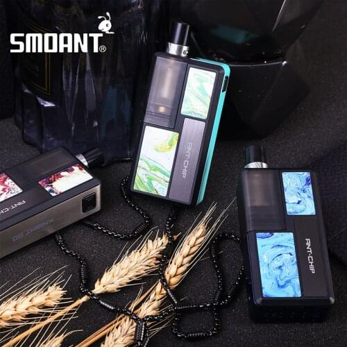 2021 New Original Smoant Knight 80 RBA Pod Mod Kit 18650 Battery 4.0ml Pod Vape Kit E-Cigarette Mesh RBA Coil