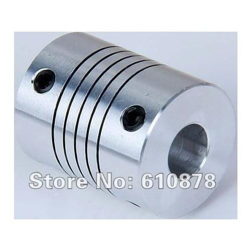 5*8 mm Aluminium CNC Stepper Motor Flexible Coupling Shaft Coupler,Inner Diameter: 8*8mm,Outer Diameter=19mm