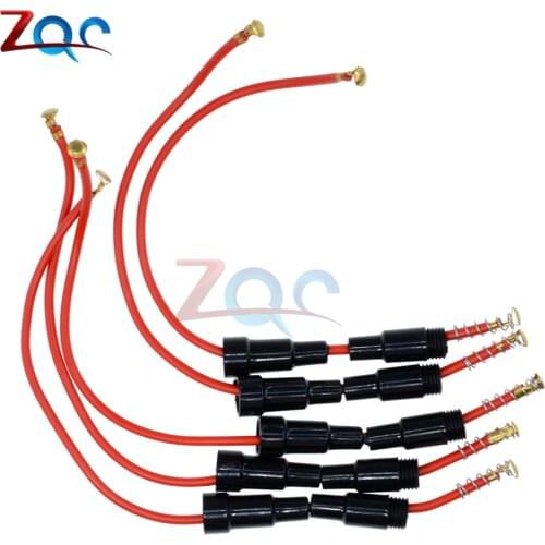 5PCS Home Protection Inline Fuse Holder Copper Wire Components 5A 220V Fuse Box