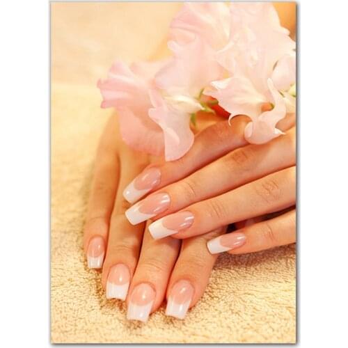 5D Fashion Diamond Painting Manicure Finger Nail Beauty Square Round Drill Diamond Embroidery Mosaic Picture Cross StitchZP-4489