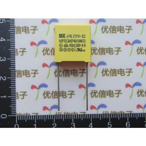Free Shipping 100pcs/lot High Quality DIP Safety Capacitance 280V 275V 474K 0.47UF Safety Capacitors 0.47UF
