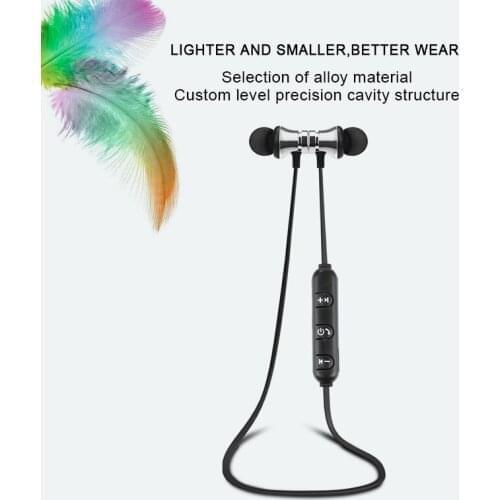 Fast Shipping!! S8 Wireless Magnetic Bluetooth Earphone Wireless Sports Headphones Stereo Bass Music Earpieces With Mic Headset