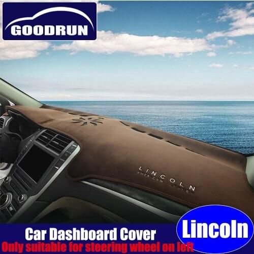 Car Dashboard Cover for Lincoln NAUTILUS Prevent UV Reflection From Sun High Quality Flannel Silicone Non-slip Bottom Mat Pad