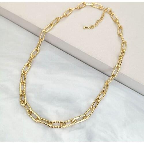 European and American jewelry wholesale simple splicing chain bare chain necklace clavicle chain women necklace