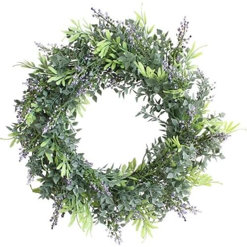 Gypsophila Plant Garland Artificial Eucalyptus Wreath Door Wall Garland Ornament Door Creative Valentine Decor Front Door Wrea