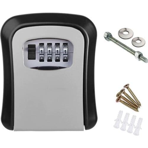 Key Card Password Box, Master Key Box, Password Lock, Decorated Cipher Key Box KS008 4 Digit Wall-mounted Curved / / / Home