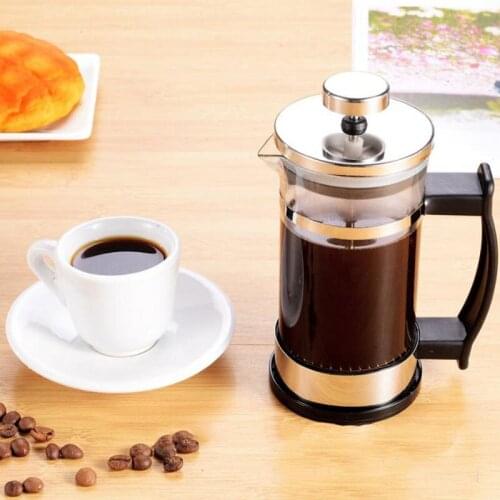 Espresso French Press Coffee Kettle Pot Barista Tools For Coffee Shop Kitchen Coffee Maker High Borosilicate Glass Pots
