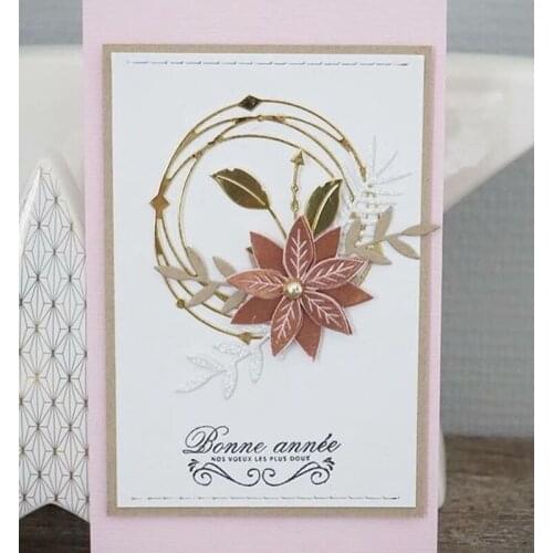 Leaf Circle Arrow Metal Cutting Die Craft DIY Handmade Decoration Template Scrapbooking Card Album Photo Making Stencil