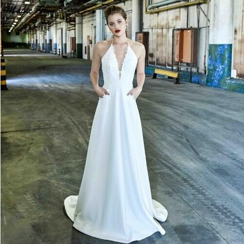 Свадебные платья с v-образным вырезом Magic Awn China At AliExpress