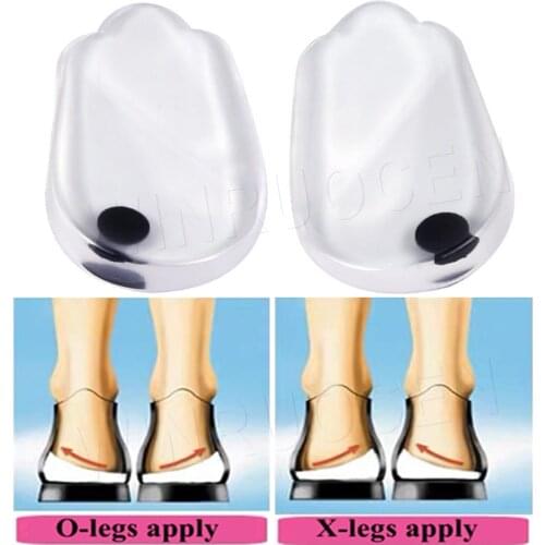 Magnetic Massage Insoles Gel O/X Type Leg Orthotics Heel Pads Corrective Valgus Varus Foot Magnet Massage Insoles Insert Pads