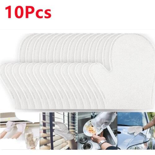 Reusable Home Cleaning Gloves Kitchen Microfiber Towel Dishcloth Car Rag Myth Cloth Removes Cat And Dog Hair Dust Removal Tool
