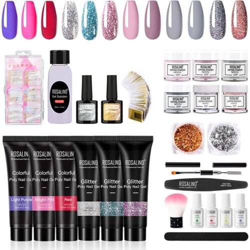 Poly Nail Gel Extension Nail Kit All For Manicure Gel Set Acrylic Solution Water Builder Nail Gel Polish For Nail Art Design